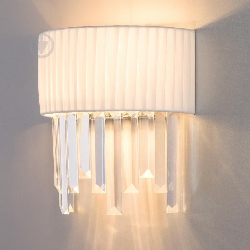 Бра Strotskis Amantea 2x40 Вт E14 хром/прозрачный 10106/2 (хром) - фото 5