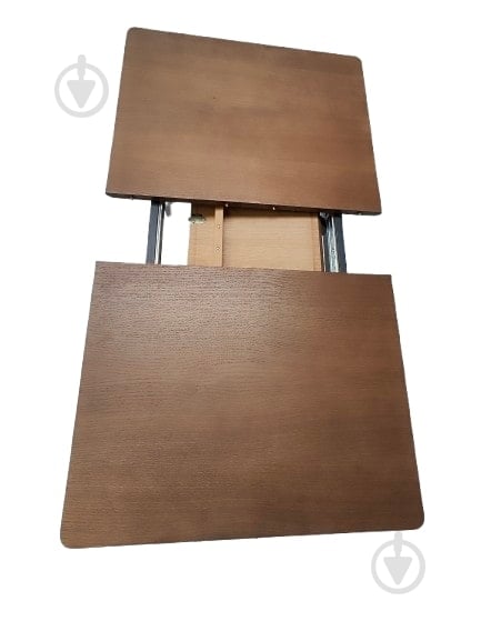 Стол обеденный PAVLYK Милан 1100(1400)x700x750мм орех/черный - фото 6 Стол обеденный PAVLYK Милан 1100(1400)x700x750мм орех/черный - фото 6