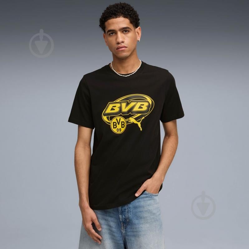 Футболка Puma BVB FtblCulture Tee 78257505 р.2XL желтый - фото 1 Футболка Puma BVB FtblCulture Tee 78257505 р.2XL желтый - фото 1