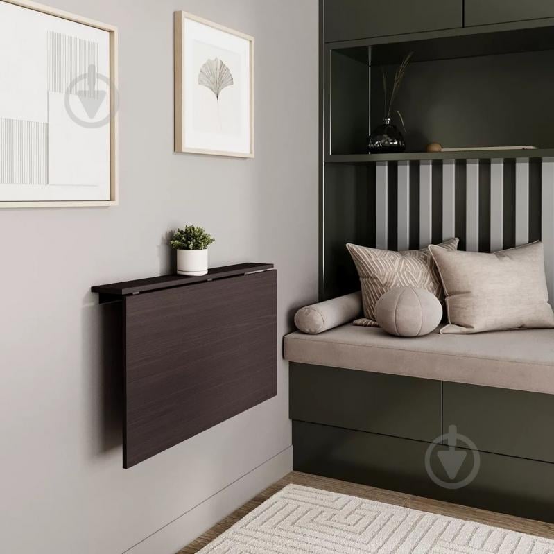 Стол-трансформер ART IN HEAD Мини 500x900x400мм венге/черный - фото 5