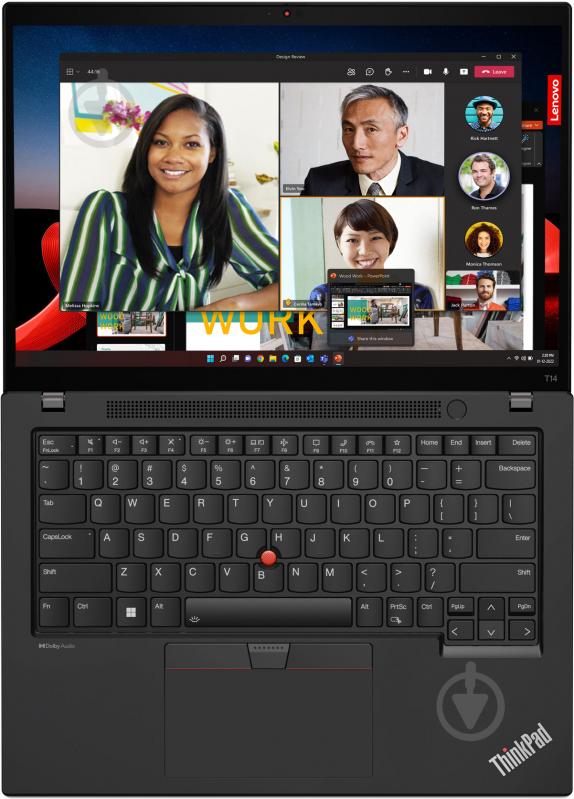 Ноутбук Lenovo ThinkPad T14 Gen 4 14" (21HD0056RA) thunder black - фото 9