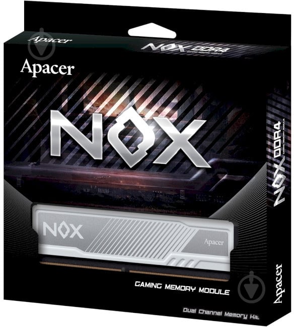 Оперативная память Apacer DDR4 SDRAM 32 GB (2x16GB) 3200 MHz (AH4U32G32C28YMWAA-2) NOX White - фото 5