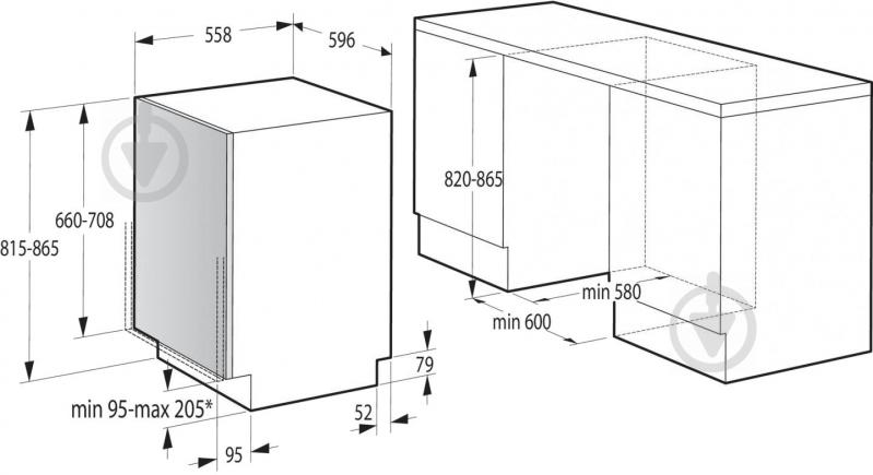 Вбудовувана посудомийна машина Gorenje GV62040 - фото 7