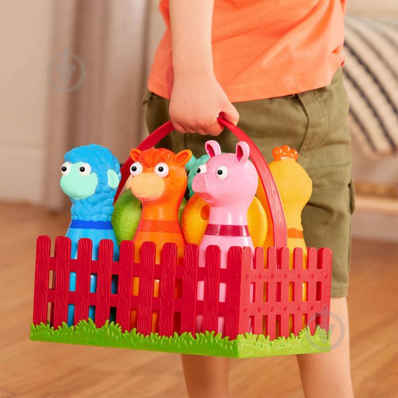 Игровой набор Battat Lite для боулинга - Веселая ферма BT1802Z - фото 7 Игровой набор Battat Lite для боулинга - Веселая ферма BT1802Z - фото 7