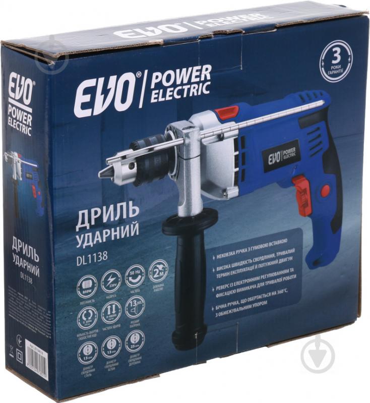 Дриль ударний EVO power electric DL1138 - фото 11