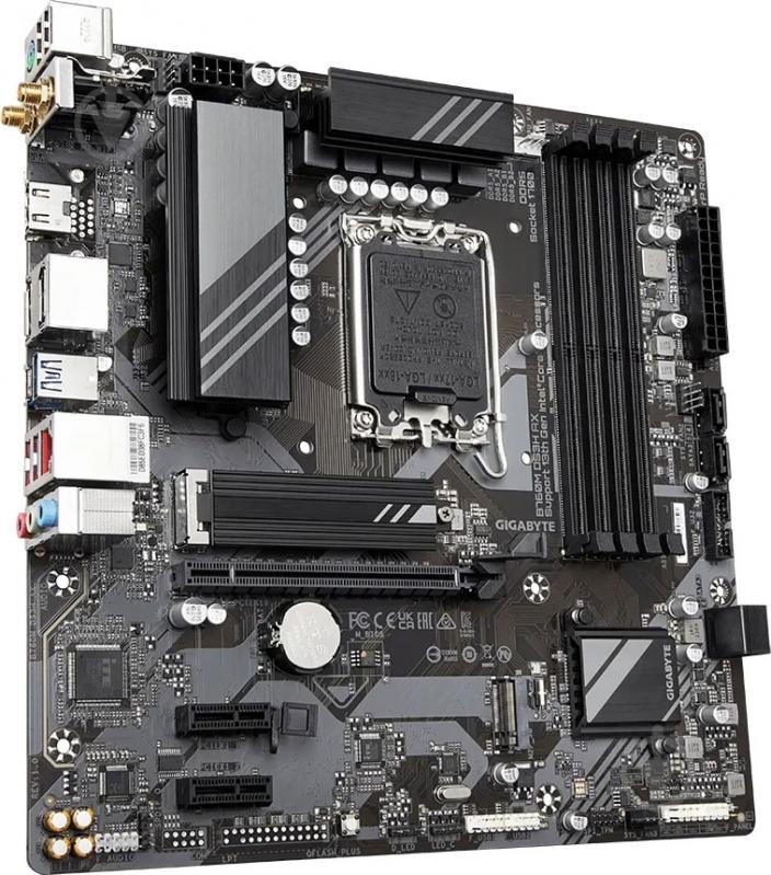 Материнская плата Gigabyte B760M DS3H AX (Socket 1700, Intel B760, micro ATX) - фото 2