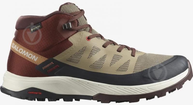 Черевики Salomon OUTRISE MID GTX L47143700 р.44 коричневий - фото 1