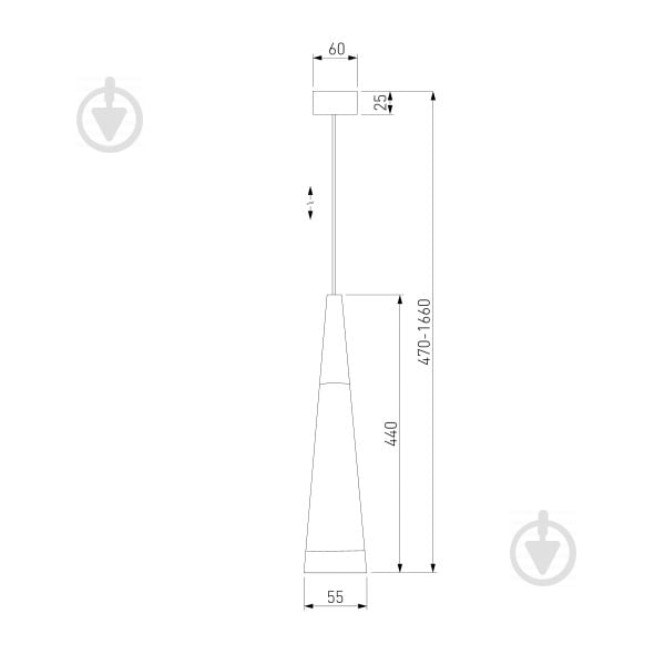 Підвіс Strotskis LED 8 Вт чорний DLR038 - фото 9