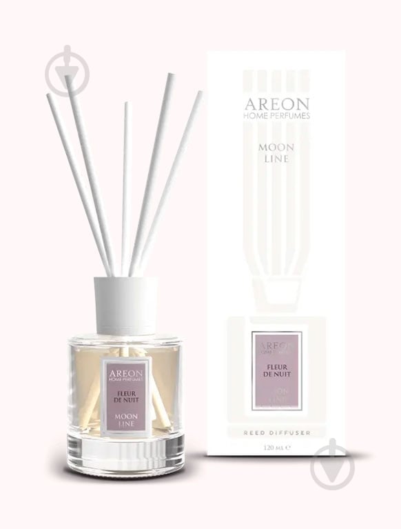 Аромадифузор з паличками Areon Moon Line Fleur De Nuit 120 мл - фото 1 Аромадифузор з паличками Areon Moon Line Fleur De Nuit 120 мл - фото 1
