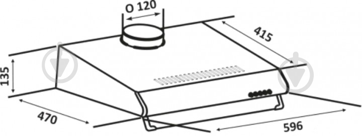 Вытяжка Eleyus City 60 BR - фото 15