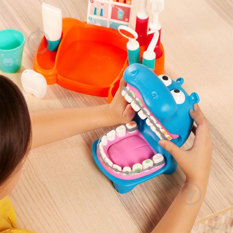 Игровой набор Battat Lite Бегемотик у стоматолога BT1803Z - фото 10 Игровой набор Battat Lite Бегемотик у стоматолога BT1803Z - фото 10