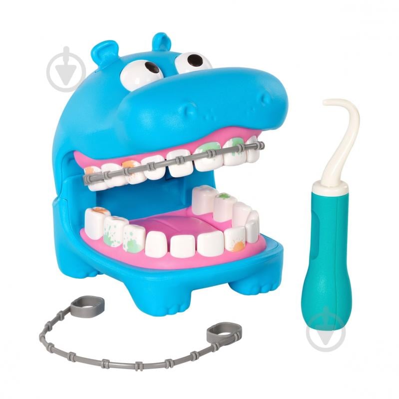 Игровой набор Battat Lite Бегемотик у стоматолога BT1803Z - фото 6 Игровой набор Battat Lite Бегемотик у стоматолога BT1803Z - фото 6