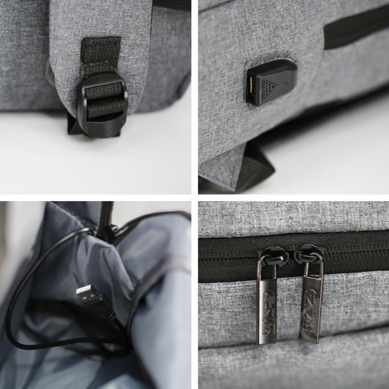 Рюкзак NikiBo Lite серый (30010205-07) - фото 5