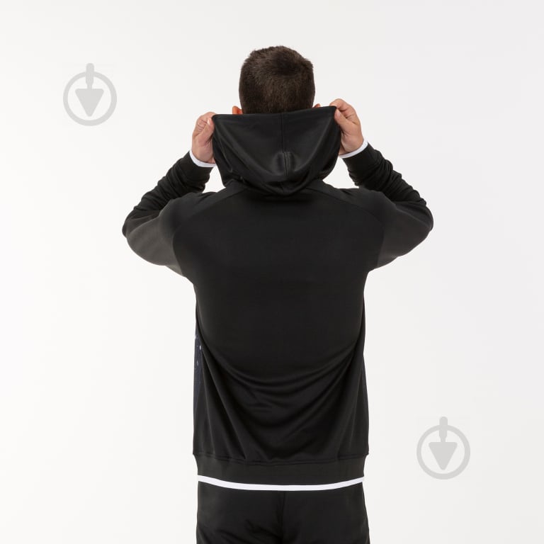 Джемпер Joma JACKET HOODED SUPERNOVA BLACK-WHITE 101285.102 р. L чорно-білий - фото 3