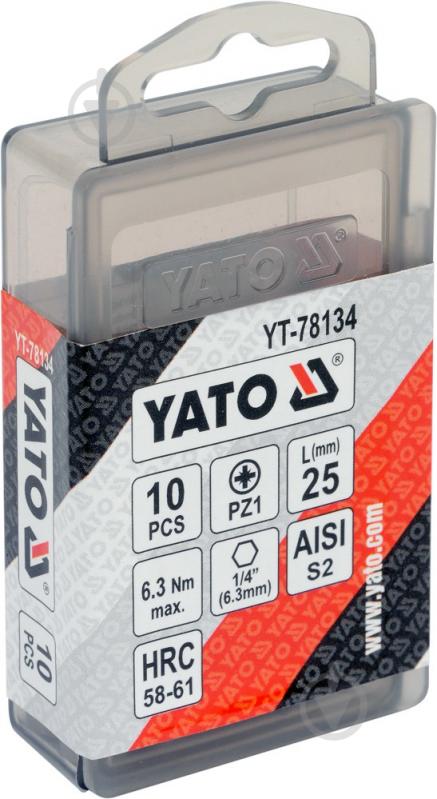 Бита YATO PZ1x25 мм 10 шт. YT-78134 - фото 2