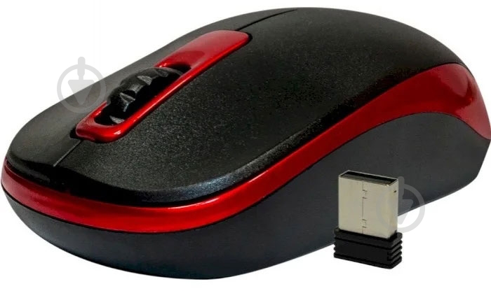 Мышка Frime Wireless Black/Red (FWMO-220BR) - фото 4 Мышка Frime Wireless Black/Red (FWMO-220BR) - фото 4