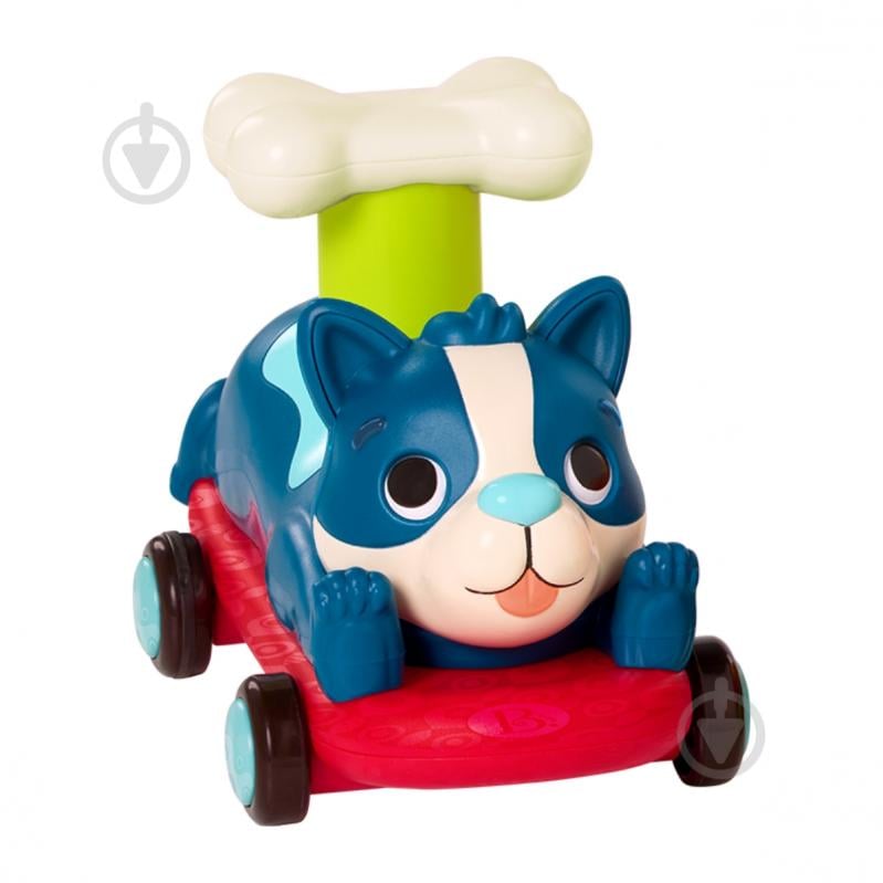 Машинка инерционная Battat серии Лапкомобили - Песик, цвет океан BX2505Z - фото 2