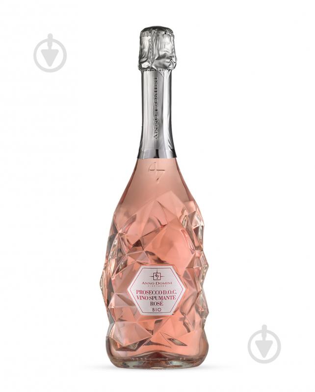 Вино игристое Anno Domini Diamante Prosecco DOC Spumante Rose розовое экстра сухое 0,75 л - фото 1