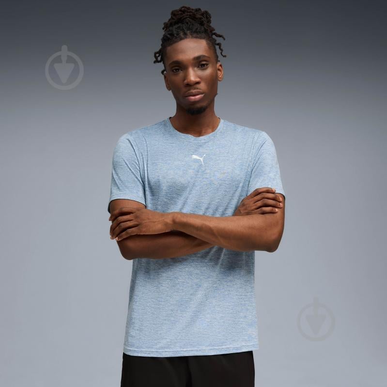 Футболка Puma TAD ESSENTIALS HEATHER CAT Tee (CF small cat) 52592034 р.2XL синій - фото 1 Футболка Puma TAD ESSENTIALS HEATHER CAT Tee (CF small cat) 52592034 р.2XL синій - фото 1