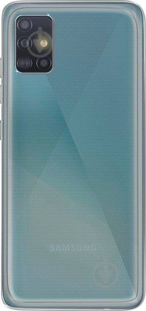 Чехол GlobalCase TPU Extra Slim для Samsung Galaxy A51 black/transparent - фото 2