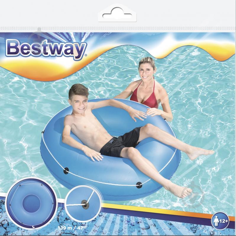 Коло надувне Bestway ø119 з мотузком - фото 8