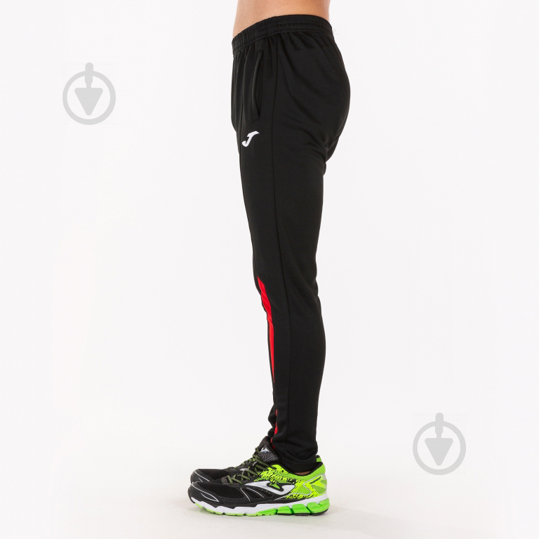 Штани Joma LONG PANT SUPERNOVA BLACK-RED 101286.106 р. L чорний - фото 5