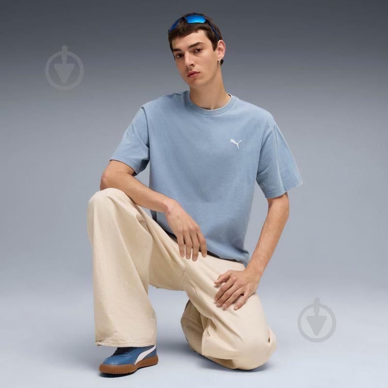 Футболка Puma ESS ELEVATED Relaxed Wash Tee 68804834 р.2XL синій - фото 3