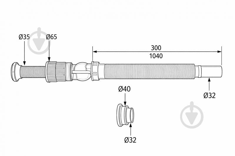 Сифон для умывальника Grace S33 - фото 2