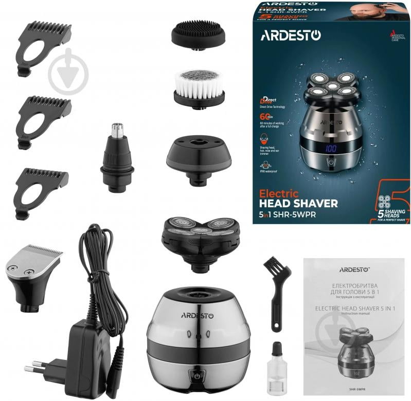 Бритва для головы Ardesto SHR-5WPR - фото 10