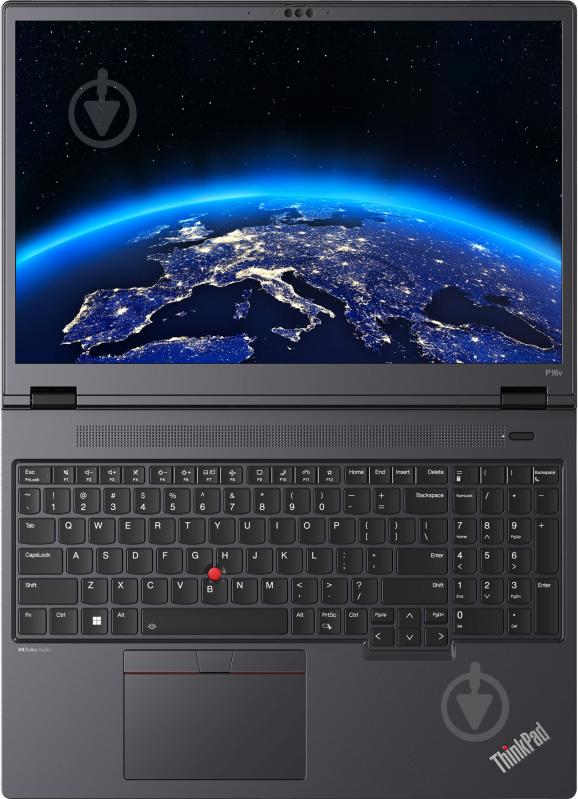 Ноутбук Lenovo ThinkPad P16v Gen 1 16" (21FC0011RA) thunder black - фото 8