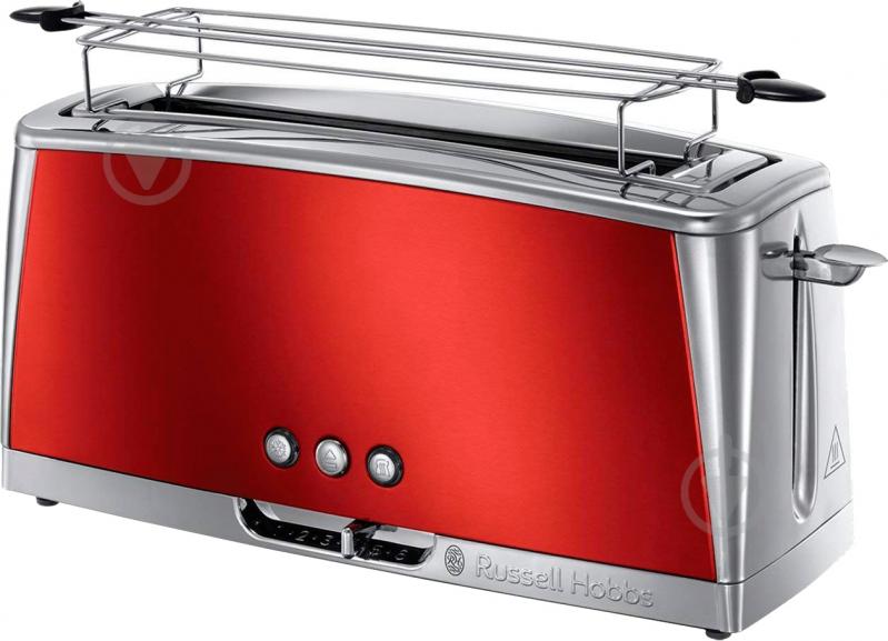 Тостер Russell Hobbs Luna Solar Red 23250-56 - фото 1