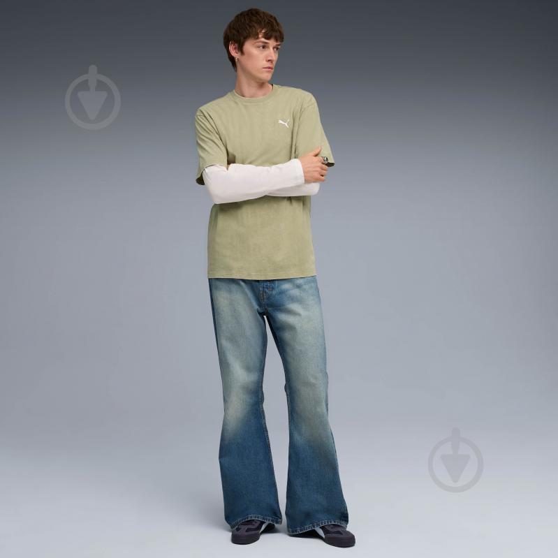 Футболка Puma ESS ELEVATED Relaxed Wash Tee 68804882 р.2XL хакі - фото 3