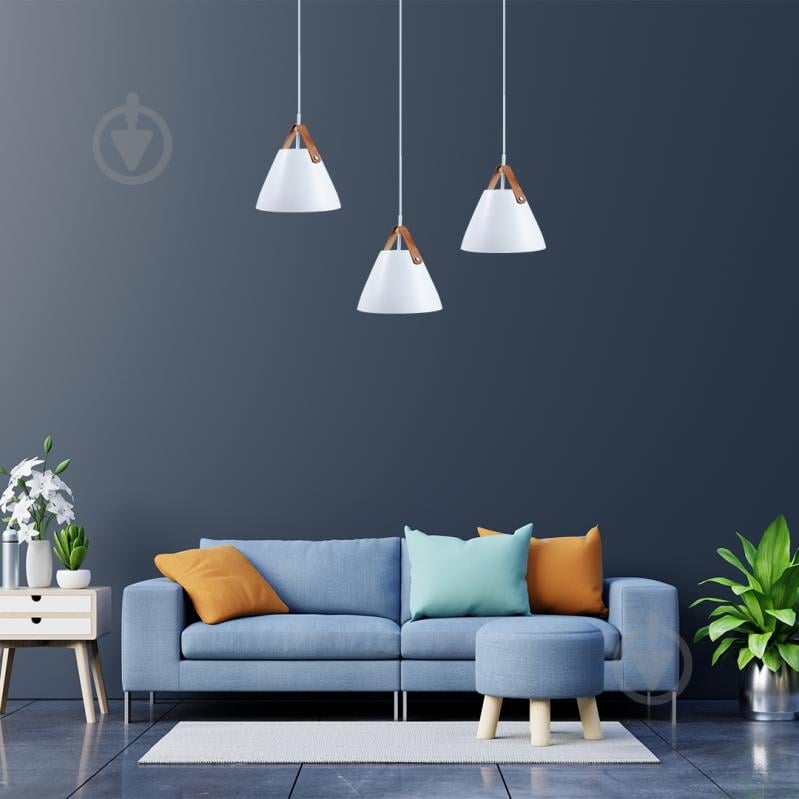 Подвес Светкомплект D-260 Leather 1x40 Вт E27 белый - фото 4