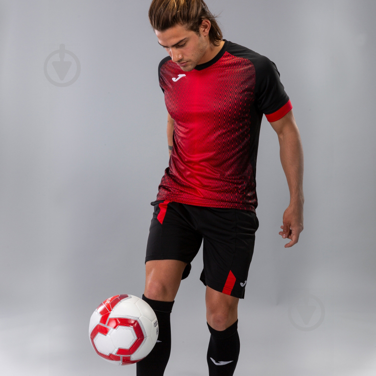 Шорти Joma BERMUDE SUPERNOVA BLACK-RED 101304.106 р. 2XL-3XL чорний - фото 6