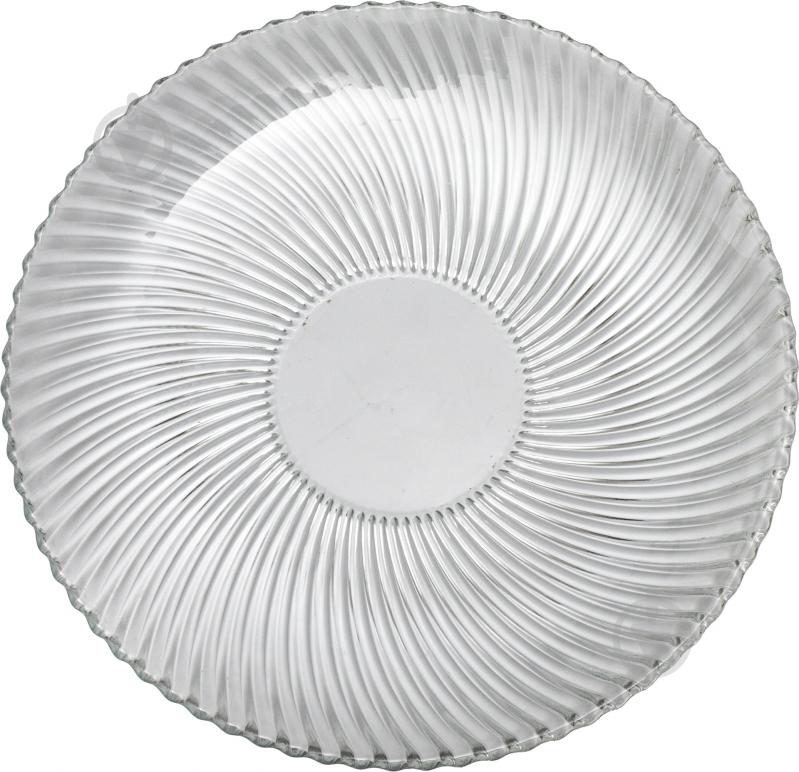 Блюдо Fecund Surge Clear 26 cм - фото 1