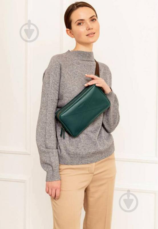 Сумка женская BlankNote Dropbag Maxi зеленый BN-BAG-20-malachite - фото 7