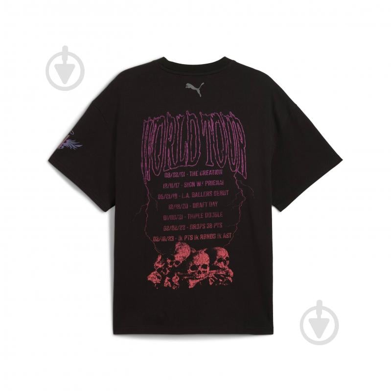 Футболка Puma LaMelo World Tour-nament Tee I 63237202 р.2XL черный - фото 7 Футболка Puma LaMelo World Tour-nament Tee I 63237202 р.2XL черный - фото 7