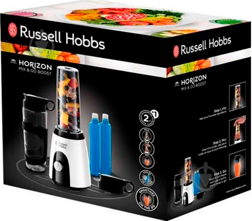 Блендер стаціонарний Russell Hobbs 25161-56 Horizon Mix & Go Boost - фото 2