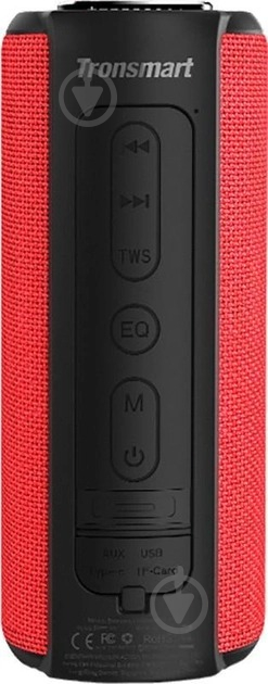 Портативна колонка Tronsmart Element T6 Plus Upgraded Edition 2.0 red (367786) - фото 2