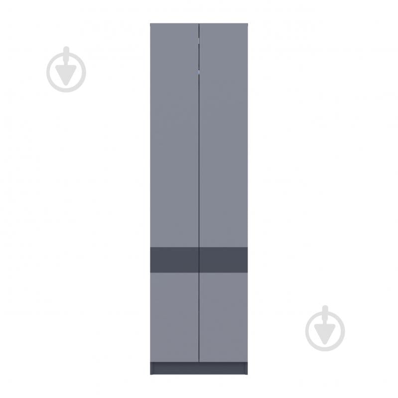 Шафа гардеробна Doros Сола 2ДСП 2150х600х400 мм графіт / графіт - фото 5 Шафа гардеробна Doros Сола 2ДСП 2150х600х400 мм графіт / графіт - фото 5