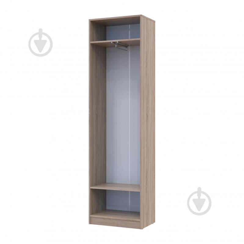 Шкаф гардеробный Doros Сола 2ДСП 2150х600х400 мм дуб сонома / дуб сонома - фото 3