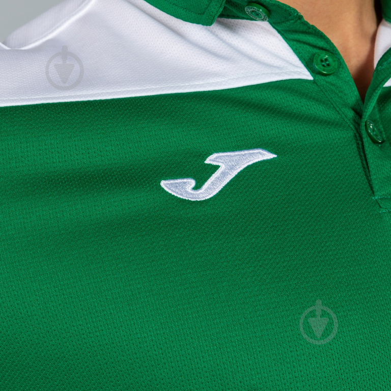 Поло Joma POLO SHIRT HOBBY II GREEN-WHITE S/S 101371.452 р.XS зелений - фото 4