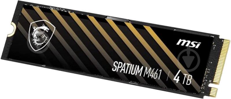 SSD-накопитель MSI Spatium M461 4000GB M.2 PCI Express 4.0 x4 3D TLC (S78-440R030-P83) - фото 4