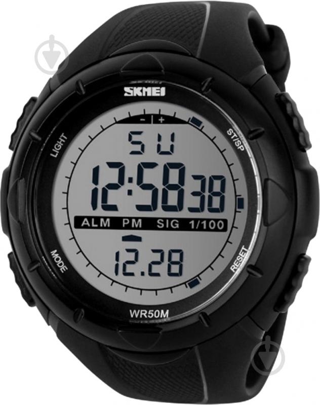 Наручные часы Skmei 1025 black (1025BOXBK) - фото 1