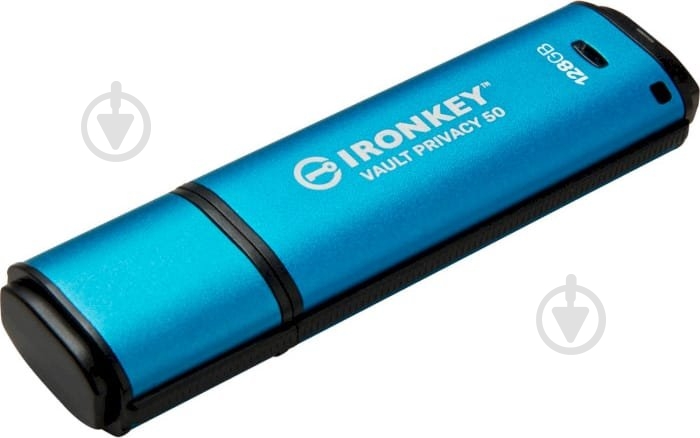 Флешпам'ять USB Kingston IronKey Vault Privacy 50 128 ГБ USB 3.2 blue (IKVP50/128GB) - фото 3