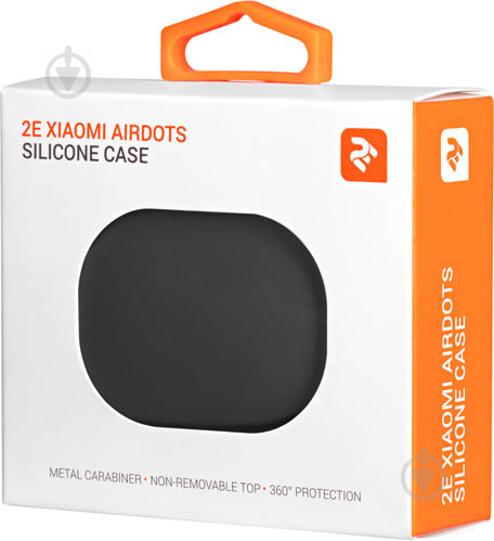 Чохол для навушників 2E для Xiaomi AirDots Pure Color Silicone (1.5mm) gray (2E-MI-D-IBSI-1.5-CGR) - фото 3