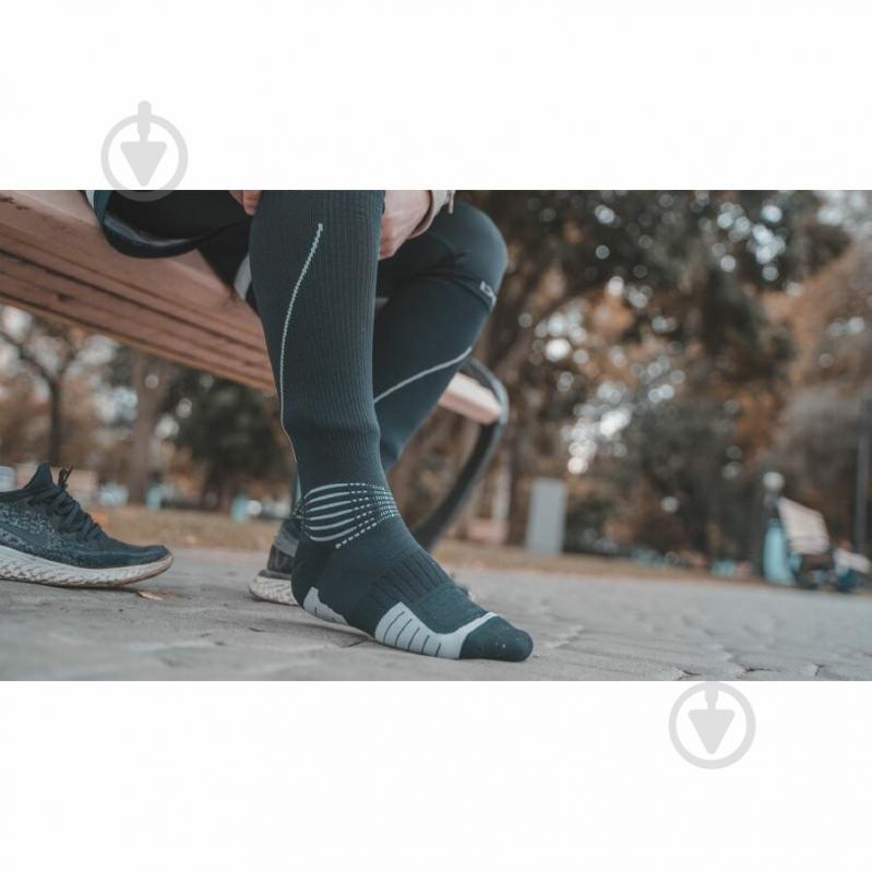 Шкарпетки Dexshell компресійні водонепроникні Compression Mudder, р-р XL, сірі DS635GRYXL р.47-49 чорно-сірий 1 шт. - фото 10