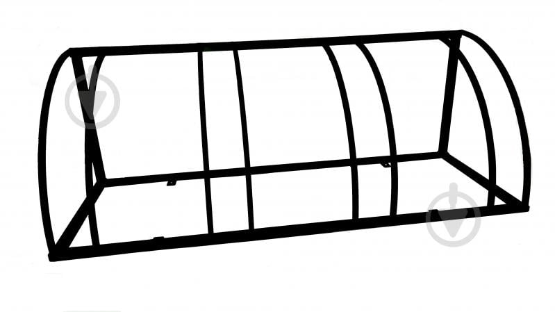 Велопарковка 1400х510х510 мм 4 місця чорна - фото 1