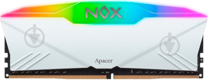 Оперативна пам'ять Apacer SODIMM DDR4 16 GB (2x8GB) 3200 MHz (AH4U16G32C28YNWAA-2) NOX RGB White - фото 3