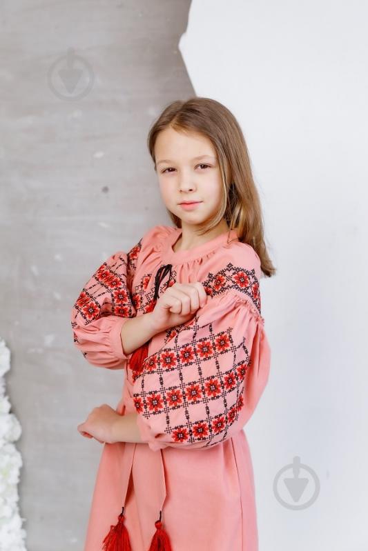 Платье Galychanka Звонка р.134 розовый Gdr-0223 - фото 2 Платье Galychanka Звонка р.134 розовый Gdr-0223 - фото 2